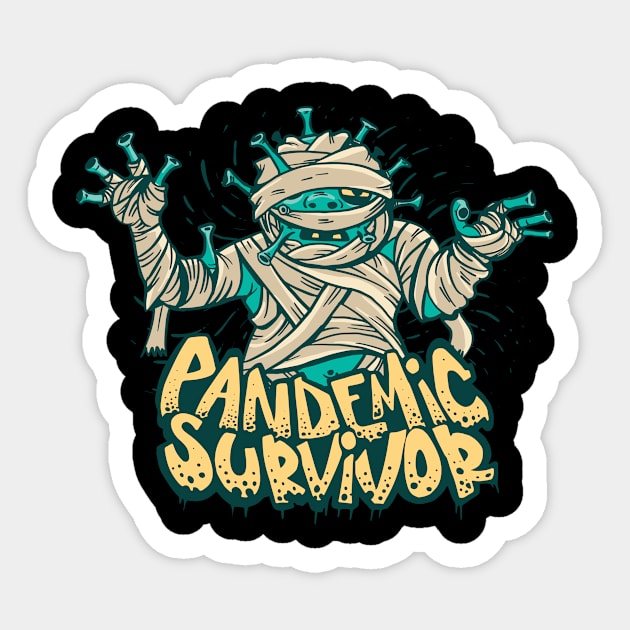 Pandemic Survivor Sticker by DaSy23